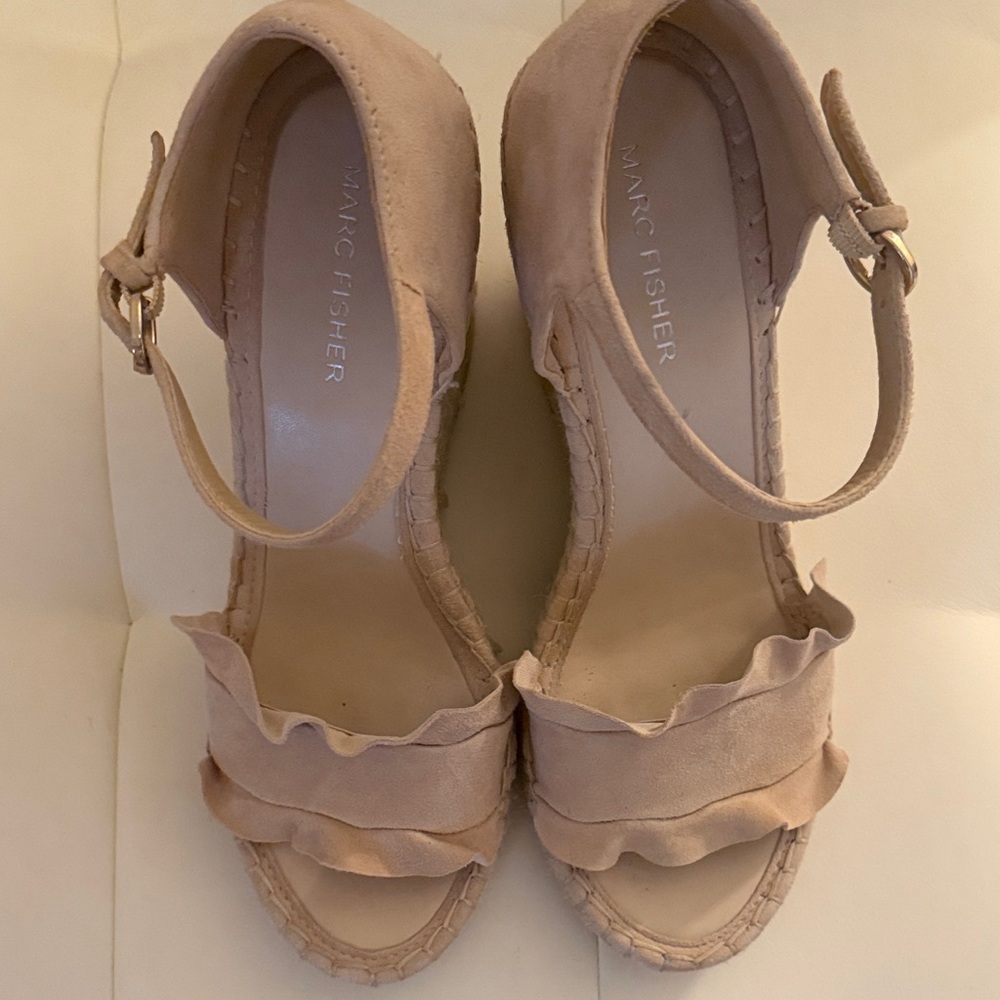 Marc Fisher Women's Light Pink Espadrille Sandals